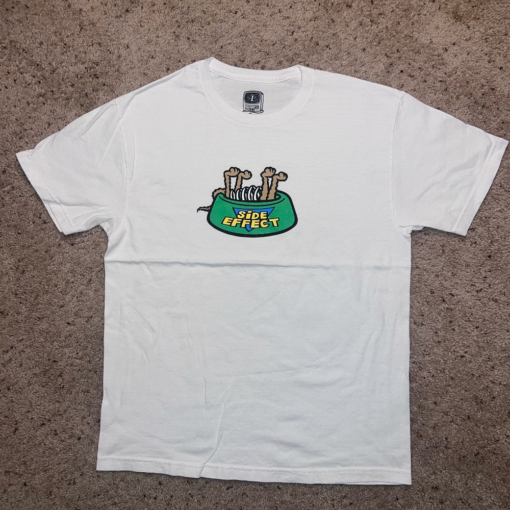 Side Effect x Strangelove Fat Cat T-Shirt (White)